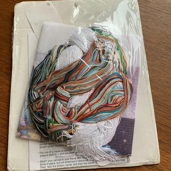 New in package Sandra Gilmore Candamar Designs Christmas Stocking kit. - Picture 3 of 4